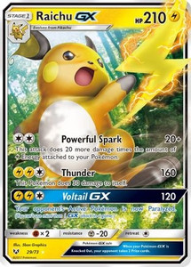 Raichu GX (PTCG-SHL) (Holofoil) (#29/73)