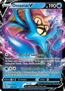 Omastar V (PTCG-SWSH12) (Holofoil) (#035/195)