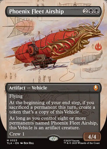 Phoenix Fleet Airship (TLA) (Foil) (Borderless) (#323)