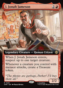 J. Jonah Jameson (SPM) (Foil) (Extended Art) (#261)