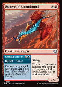 Runescale Stormbrood // Chilling Screech (TDM) (#221)