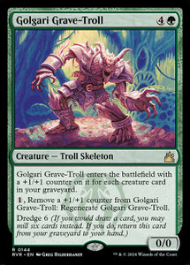 Golgari Grave-Troll (RVR) (Foil) (#144)