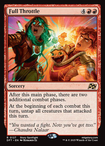 Full Throttle (PDFT) (Foil) (#127p)