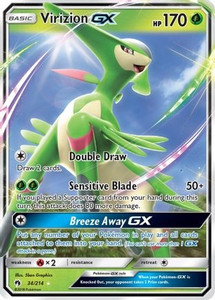 Virizion GX (PTCG-SM8) (Holofoil) (#34/214)