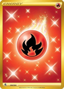 Fire Energy (Secret) (PTCG-SWSH08) (Holofoil) (#284/264)
