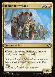 Temur Tawnyback (TDM) (Foil) (#229)