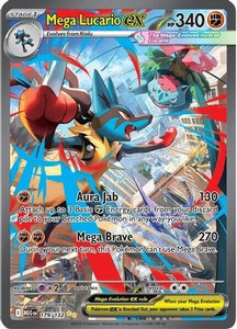 Mega Lucario ex - 179/132 (POKE24380) (Holofoil) (#179/132)