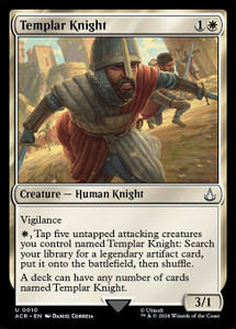 Templar Knight (ACR) (Foil) (#10)