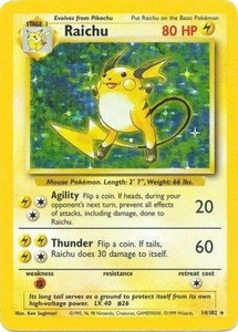 Raichu (PTCG-BS) (Holofoil) (#014/102)