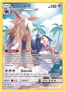 Stoutland (Secret) (PTCG-SM12) (Holofoil) (#248/236)