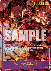Monkey.D.Luffy (119) (Alternate Art) (OP09) (Foil) (#OP09-119)