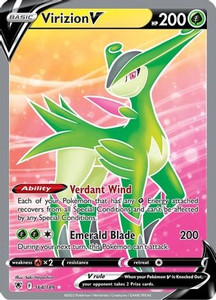 Virizion V (Full Art) (PTCG-SWSH10) (Holofoil) (#164/189)