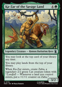 Ka-Zar of the Savage Land (MSH) (#174)
