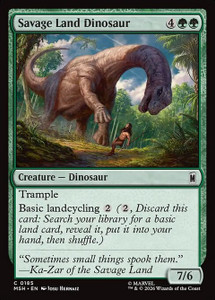 Savage Land Dinosaur (MSH) (#185)