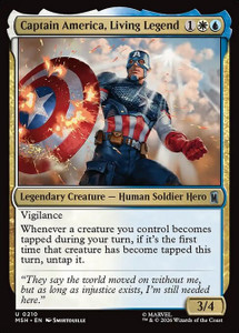 Captain America, Living Legend (MSH) (#210)