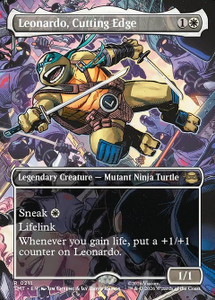 Leonardo, Cutting Edge (TMT) (Foil) (Borderless) (#211)
