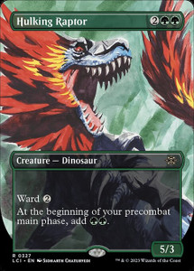 Hulking Raptor (LCI) (Borderless) (#327)