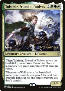 Tolsimir, Friend to Wolves (PWAR) (Foil) (#224s)