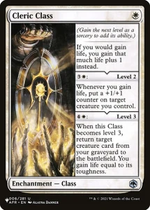 Cleric Class (PLST) (#AFR-6)