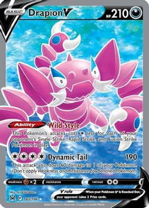 Drapion V (Full Art) (PTCG-SWSH11) (Holofoil) (#182/196)