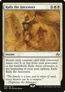 Rally the Ancestors (FRF) (Foil) (#22)