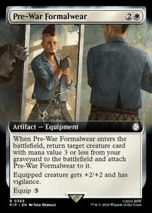 Pre-War Formalwear (PIP) (Foil) (Extended Art) (#369)
