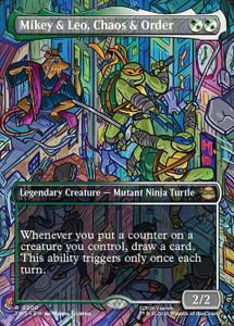 Mikey & Leo, Chaos & Order (TMT) (Borderless) (#200)