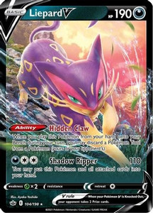 Liepard V (PTCG-SWSH06) (Holofoil) (#104/198)