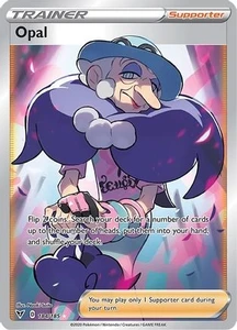 Opal (Full Art) (PTCG-SWSH04) (Holofoil) (#184/185)