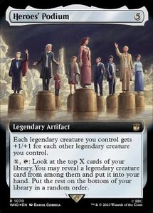 Heroes' Podium (WHO) (SurgeFoil) (Extended Art) (#1070)
