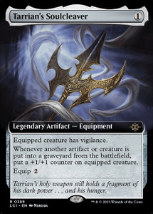 Tarrian's Soulcleaver (LCI) (Extended Art) (#389) Tarrian's Soulcleaver (LCI) (Extended Art) (#389)