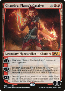 Chandra, Flame's Catalyst (M21) (Foil) (#332) Chandra, Flame's Catalyst (M21) (Foil) (#332)