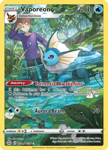 Vaporeon (PTCG-SWSH09:TG) (Holofoil) (#TG02/TG30) Vaporeon (PTCG-SWSH09:TG) (Holofoil) (#TG02/TG30)