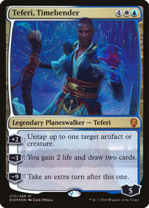 Teferi, Timebender (DOM) (Foil) (#270) Teferi, Timebender (DOM) (Foil) (#270)