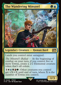 The Wandering Minstrel (FIN) (Foil) (#249) The Wandering Minstrel (FIN) (Foil) (#249)
