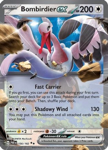 Bombirdier ex (PTCG-PAR) (Holofoil) (#156/182) Bombirdier ex (PTCG-PAR) (Holofoil) (#156/182)