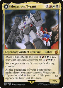 Megatron, Tyrant // Megatron, Destructive Force (BOT) (#12)