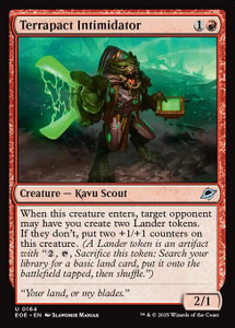 Terrapact Intimidator (EOE) (Foil) (#164) Terrapact Intimidator (EOE) (Foil) (#164)