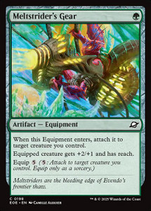 Meltstrider's Gear (EOE) (Foil) (#198) Meltstrider's Gear (EOE) (Foil) (#198)