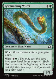 Germinating Wurm (EOE) (Foil) (#187) Germinating Wurm (EOE) (Foil) (#187)
