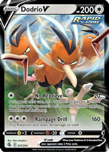 Dodrio V (PTCG-SWSH08) (Holofoil) (#201/264) Dodrio V (PTCG-SWSH08) (Holofoil) (#201/264)