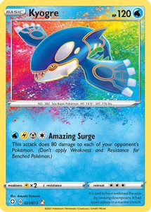 Kyogre (PTCG-SHF) (Holofoil) (#021/072)