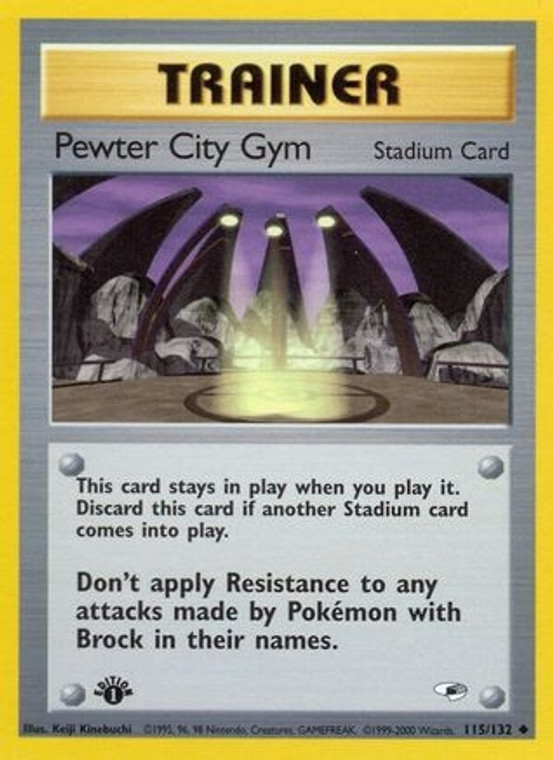 Pewter City Gym (PTCG-G1) (Unlimited) (#115/132)