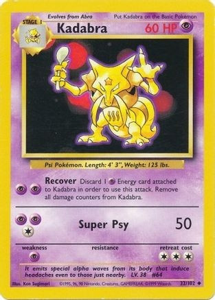 Kadabra (PTCG-BS) (#032/102)