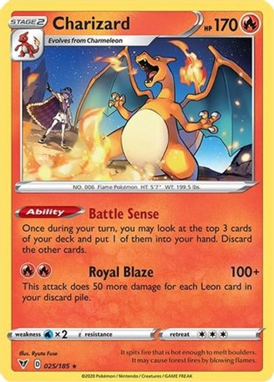 Charizard (PTCG-SWSH04) (#025/185) Charizard (PTCG-SWSH04) (#025/185)