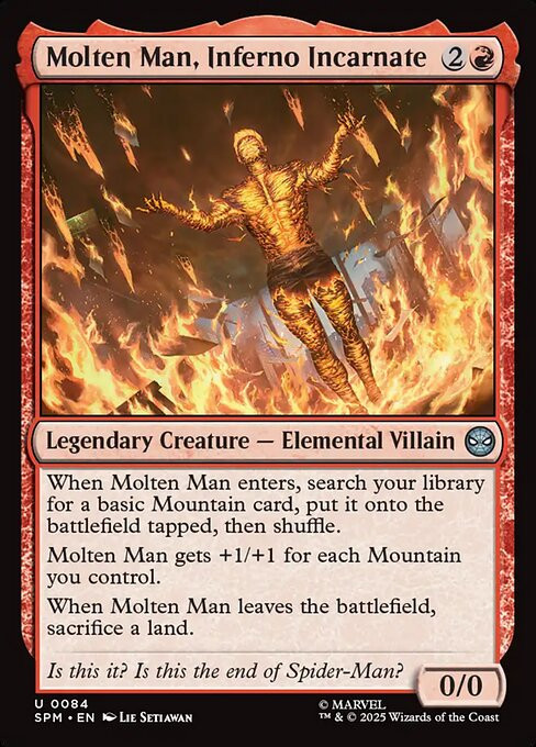 Molten Man, Inferno Incarnate (SPM) (Foil) (#84)