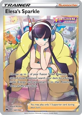 Elesa's Sparkle (Full Art) (PTCG-CRZ) (Holofoil) (#147/159)