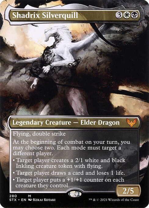 Shadrix Silverquill (STX) (Borderless) (#280)