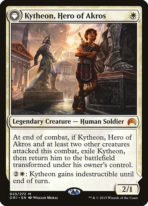 Kytheon, Hero of Akros // Gideon, Battle-Forged (ORI) (#23)