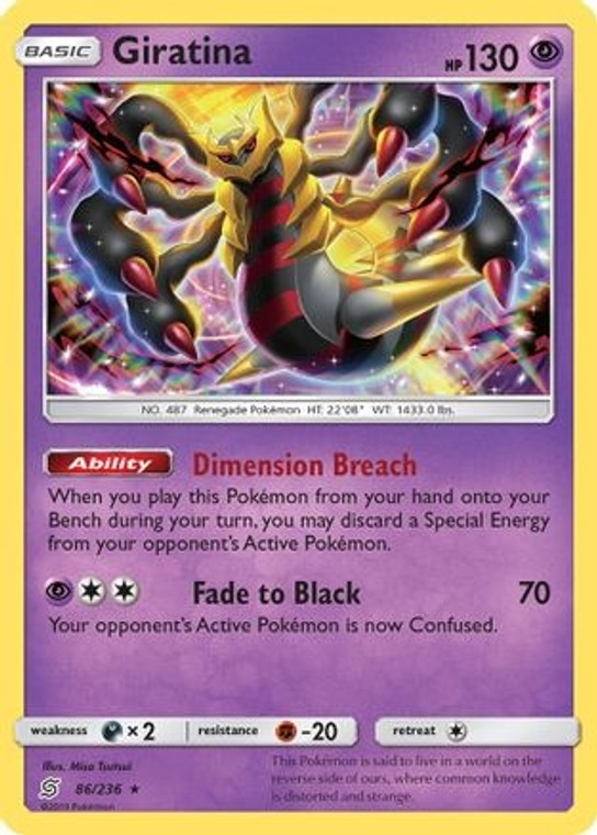 Giratina (PTCG-SM11) (Holofoil) (#86/236)